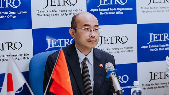 Le représentant en chef de la JETRO au Vietnam Hirai Shinji. Photo : https://congthuong.vn/