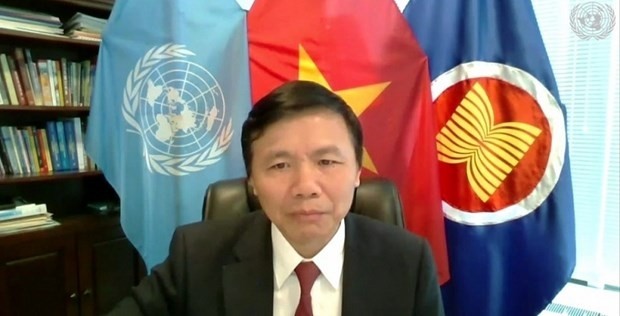L'ambassadeur Dang Dinh Quy, chef de la Mission permanente du Vietnam auprès des Nations Unies (ONU). Photo : VNA.