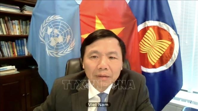 L’ambassadeur Dang Dinh Quy, chef de la délégation permanente du Vietnam auprès de l’ONU. Photo : VNA.