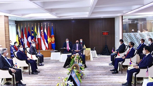 La réunion des dirigeants de l'ASEAN. Photo : VGP.