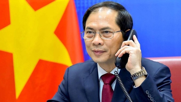 Le ministre des Affaires étrangères, Bui Thanh Son. Photo : Laodong.