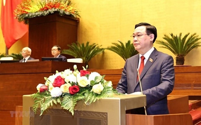 Le Président de l’Assemblée nationale, Vuong Dinh Huê. Photo : VNA.