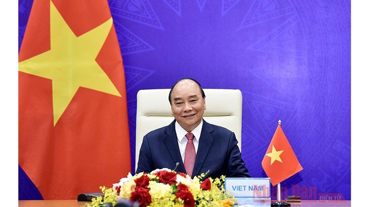 Le Président vietnamien Nguyên Xuân Phuc. Photo : NDEL.