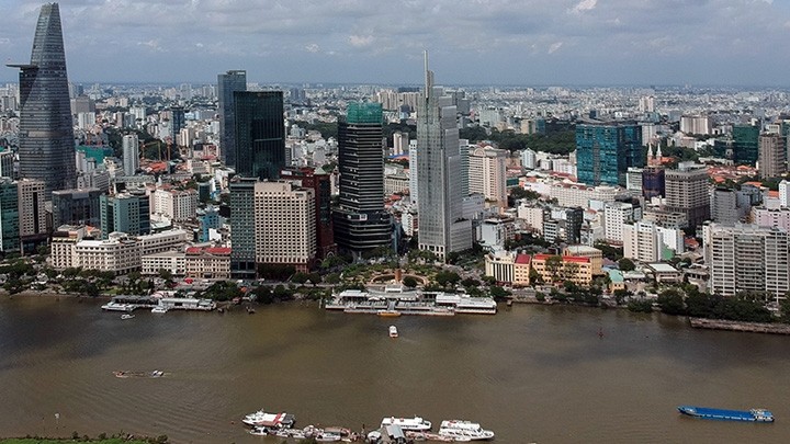 Hô Chi Minh-Ville s'efforce de devenir un centre financier régional et international. Photo : NDEL.