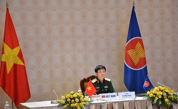 Le lieutenant-général Vu Chien Thang, chef du Département des relations extérieures du ministère de la Défense. Photo : QDND.