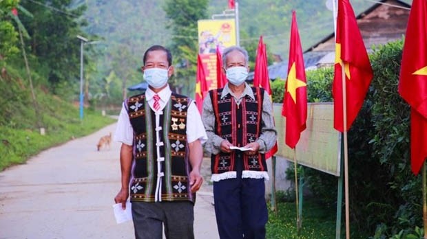 Les électeurs de la province de Quang Nam. Photo : baoquangnam.com.vn. 