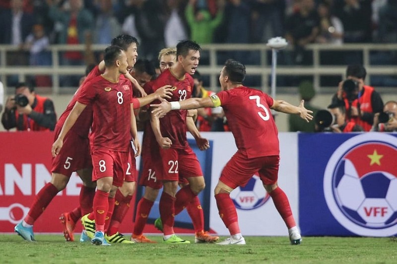 L'équipe nationale de football du Vietnam. Photo : VFF. 