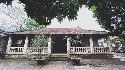 La maison de la famille de Nguyên Binh Co a été construite en 1926 selon une architecture franco-vietnamienne. Photo : CVN.