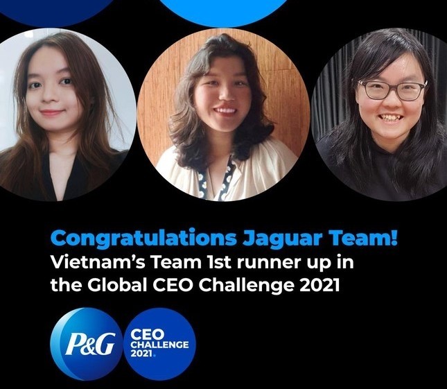 Le Vietnam remporte la deuxième place du concours P&G CEO Challenge 2021