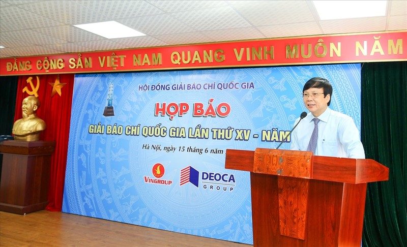 Le vice-président permanent de l’Association des Journalistes du Vietnam, Ho Quang Loi. Photo : VGP.