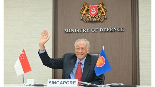 Le ministre de la Défense de Singapour. Photo : VNA.