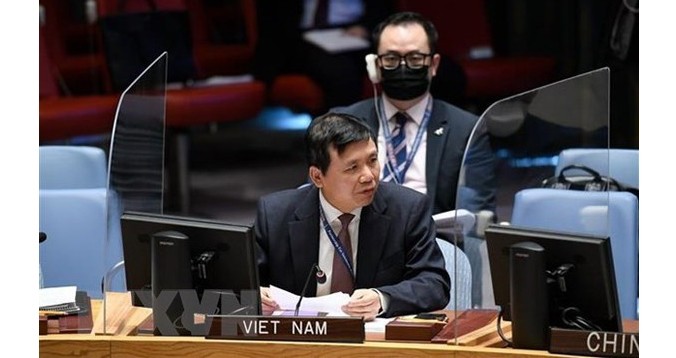 L'ambassadeur Dang Dinh Quy, représentant permanent du Vietnam auprès de l'ONU.  Photo : VNA.