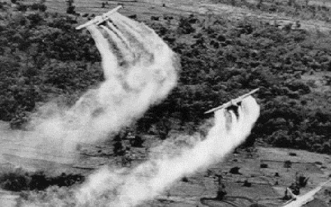 Entre 1961 et 1971, environ 80 millions de litres de produits chimiques toxiques ont été déversés par l’armée américaine sur le Centre et le Sud du Vietnam. Photo d'archive.
