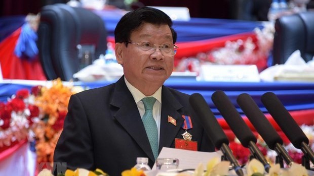 Le Secrétaire général et Président laotien, Thongloun Sioulith, effectuera la semaine prochaine une visite officielle au Vietnam. Photo : VNA.