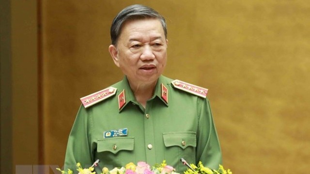 Le général Tô Lâm, ministre de la Sécurité publique. Photo: VNA