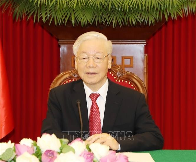 Le Secrétaire général du Comité central du Parti communiste du Vietnam, Nguyên Phu Trong. Photo : VNA.