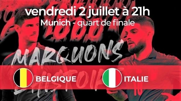 Belgique – Italie : les Diables Rouges face à la Squadra Azzura pour une place dans le dernier carré de l’Euro (Live vidéo et commenté 21h) 2 images