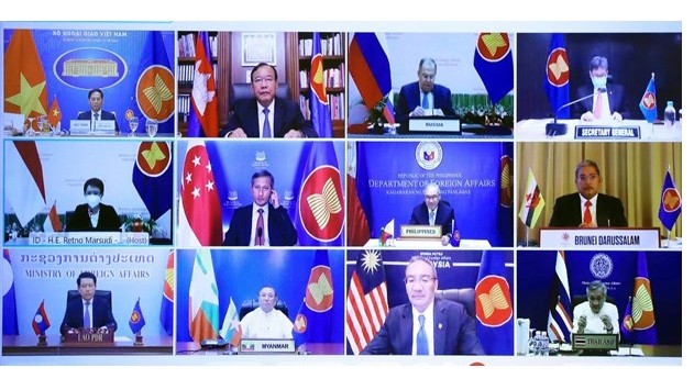 La réunion spéciale des ministres des Affaires étrangères ASEAN - Russie. Photo : VNA.