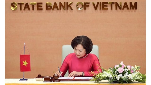 La gouverneure de la Banque d'État du Vietnam, Nguyên Thi Hông. Photo : VNA.