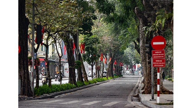 La rue Lê Thai Tô de l'arrondissement de Hoàn Kiêm. Photo d'illustration : VNA.