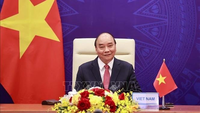 Le Président de la République vietnamienne, Nguyên Xuân Phuc. Photo : VNA.