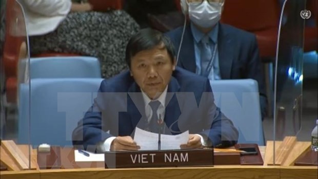 L'ambassadeur Dang Dinh Quy, chef de la Mission permanente du Vietnam auprès de l'ONU. Photo : VNA