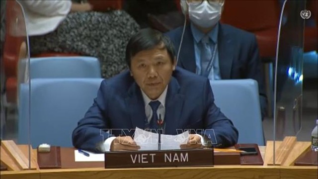 L’ambassadeur Dang Dinh Quy, chef de la Mission permanente du Vietnam auprès de l’ONU. Photo : VNA