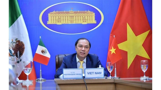 Le vice-ministre des AE Nguyên Quôc Dung. Photo : VNA.