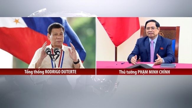  Le Premier ministre vietnamien, Pham Minh Chinh, s’est entretenu au téléphone lundi après-midi 19 juillet avec le Président philippin, Rodrigo Duterte. Photo : VNA.