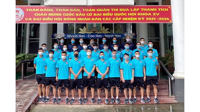 L’équipe vietnamienne de futsal. Photo : NDEL.