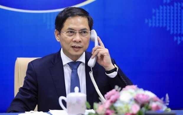 Le ministre vietnamien des Affaires étrangères, Bùi Thanh Son.  Photo : VNA.