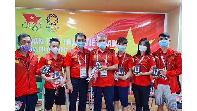 24 membres de la délégation sportive du Vietnam assisteront à la cérémonie d’ouverture des Jeux olympiques de Tokyo 2020. Photo : La délégation sportive du Vietnam.