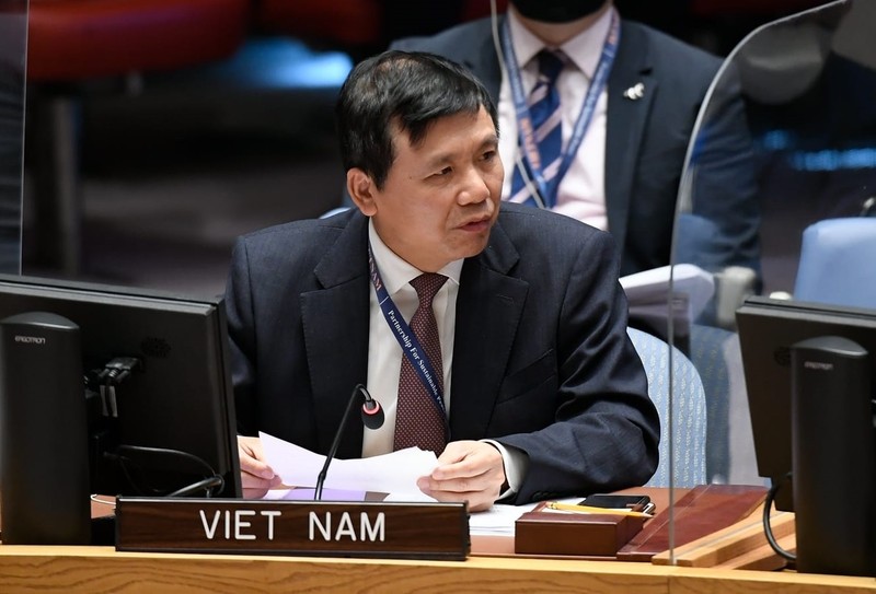 L'ambassadeur Dang Dinh Quy, chef de la Mission du Vietnam auprès des Nations Unies. Photo : Baoquocte.