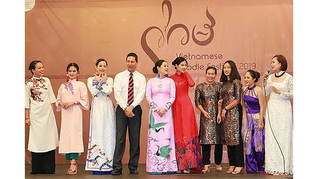 Le Festival de la culture vietnamienne (VietFest) organisé par les associations des étudiants vietnamiens dans les villes de Canberra. Photo : SVAU.