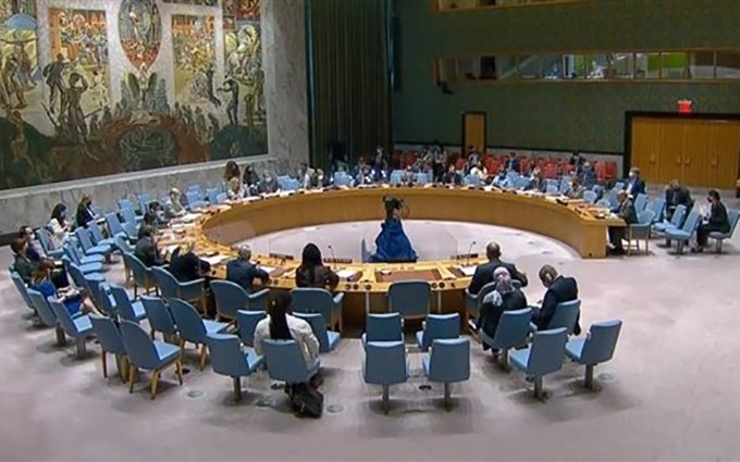 La réunion du Conseil de Sécurité, le 27 juillet, sur le rapport sur les progrès du retrait de la MINUAD. Photo : VNA.