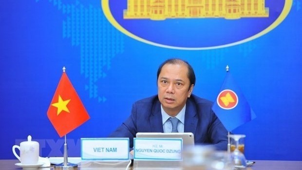 Le vice-ministre vietnamien des Affaires étrangères, Nguyên Quôc Dung. Photo : VNA  