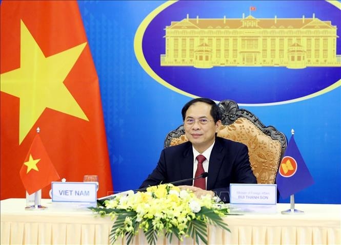 Le ministre des Affaires étrangères du Vietnam, Bùi Thanh Son. Photo : VNA.