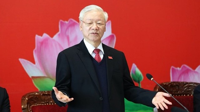 Le Secrétaire général  du Parti communiste du Vietnam, Nguyên Phu Trong. Photo : VNA.