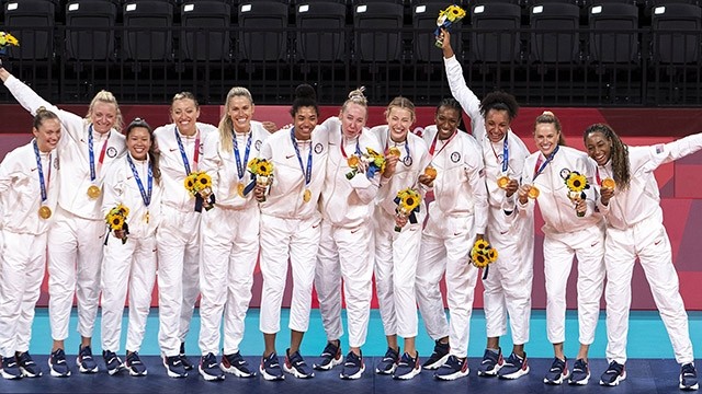 L'équipe féminine américaine de volley-ball. Photo : Reuters.