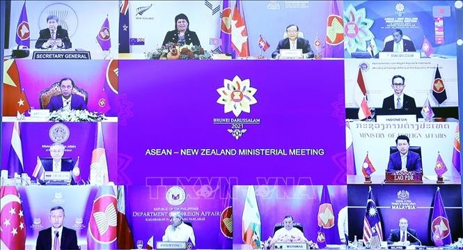 Conférence ministérielle des Affaires étrangères entre l’ASEAN et la Nouvelle-Zélande. Photo : VNA.