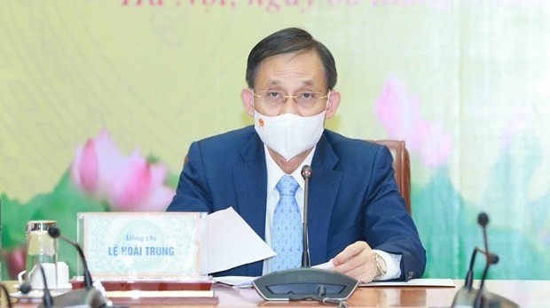 Le chef de la Commission des relations extérieures du Comité central du PCV, Lê Hoai Trung. Photo: VNA