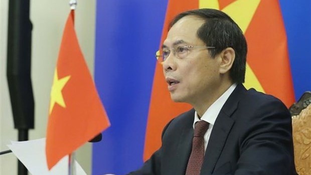 Le ministre vietnamien des Affaires étrangères, Bui Thanh Son. Photo: VNA