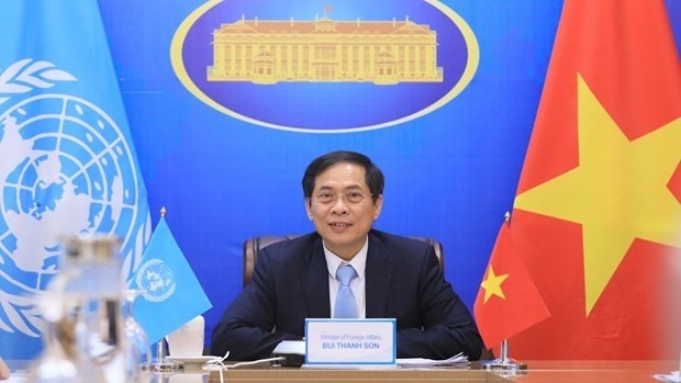 Le ministre vietnamien des Affaires étrangères, Bùi Thanh Son. Photo : VNA.