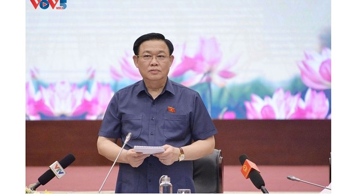 Le Président de l'Assemblée nationale, Vuong Dinh Huê. Photo : Lê Tuyêt/VOV.
