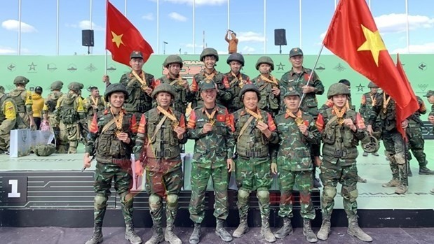 Équipe du génie de l'Armée populaire du Vietnam. Photo : qdnd.vn