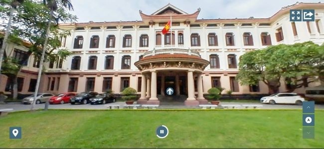 Le programme « 3D Tour » vise à promouvoir les valeurs des patrimoines culturels et artistiques du Musée des beaux-arts du Vietnam, malgré la crise sanitaire. Photo : Musée des Beaux-arts du Vietnam/NDEL.