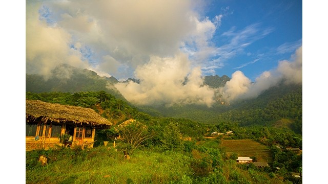 Sin Suôi Hô, village touristique communautaire vierge et tranquille. Photo : VOV.