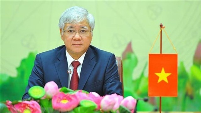 Le président du Comité central du Front de la Patrie du Vietnam, Dô Van Chiên.  Photo : VNA.
