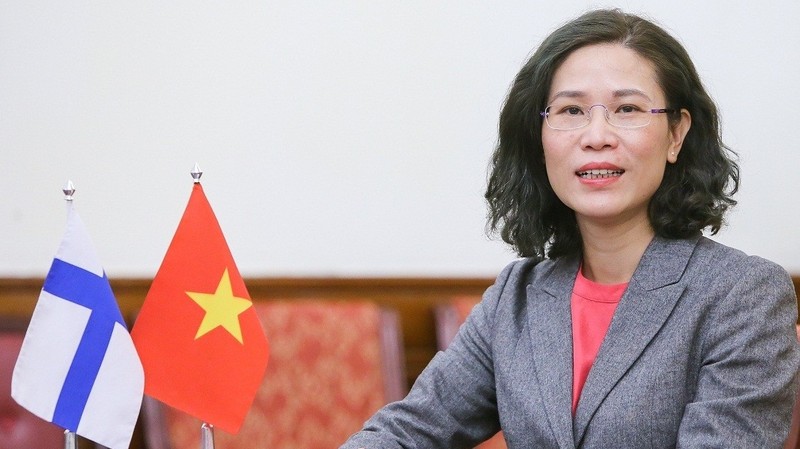 L'ambassadrice vietnamienne en Finlande, Dang Thi Hai Tâm. Photo: baoquocte.vn