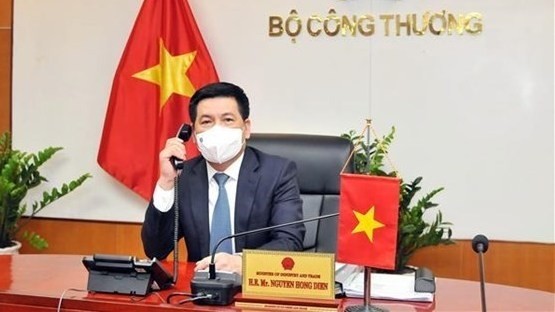 Le ministre vietnamien de l'Industrie et du Commerce, Nguyên Hông Diên. Photo : VNA.